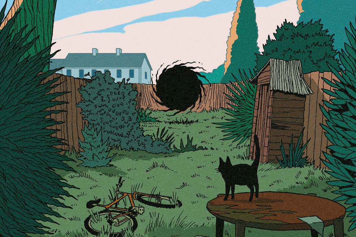 Is there an ancient black hole at the edge of the solar system?