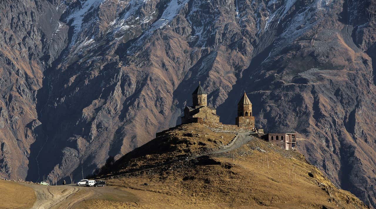 Trinity Gergeti Church, Kazbegi, Georgia