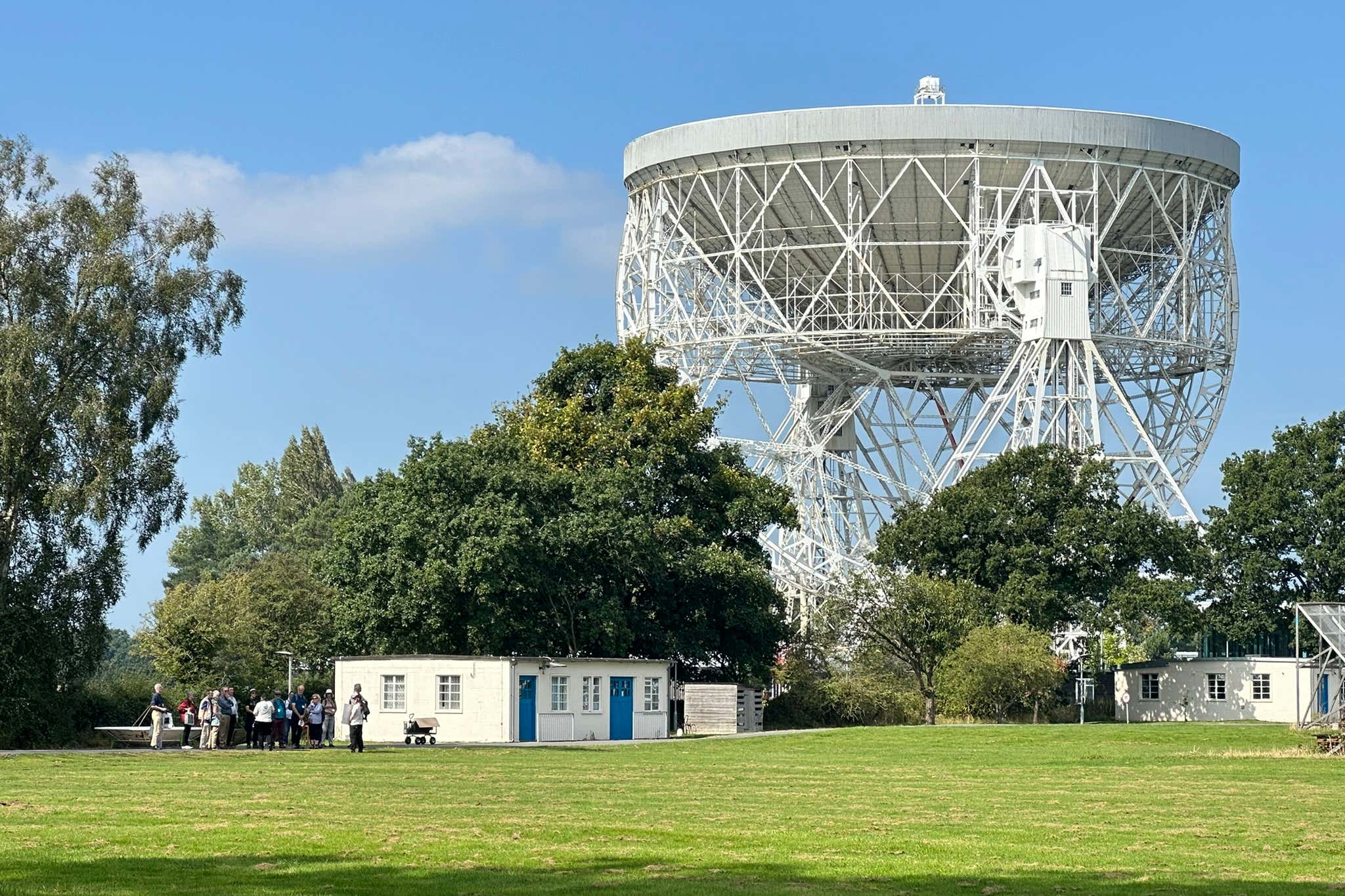 Jodrell Bank with Lovell telescope