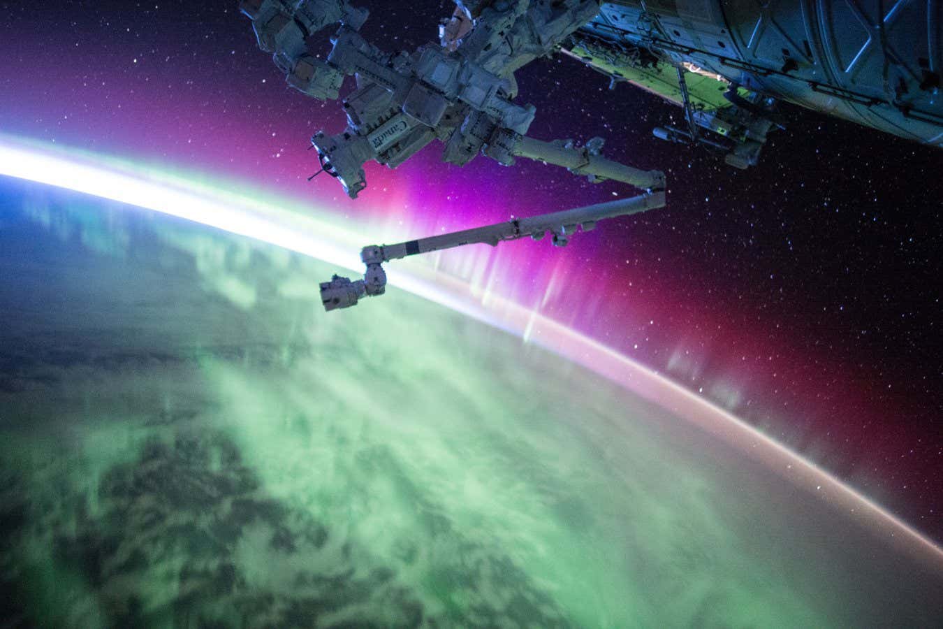 Astronaut Scott Kelly posted this photo of an aurora taken from the International Space Station to Twitter on August 15, 2015