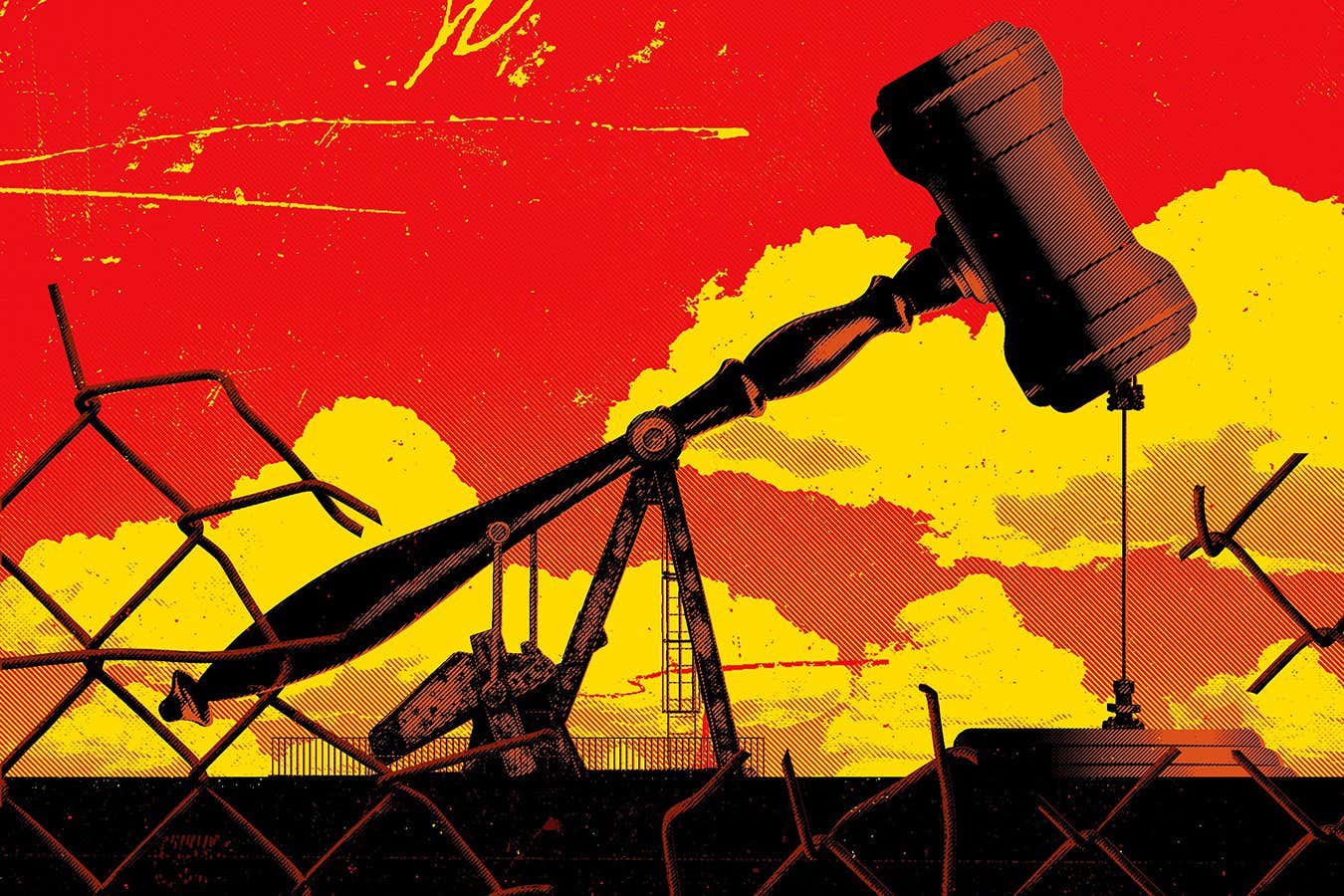 A on pump transforms into a judge's gavel