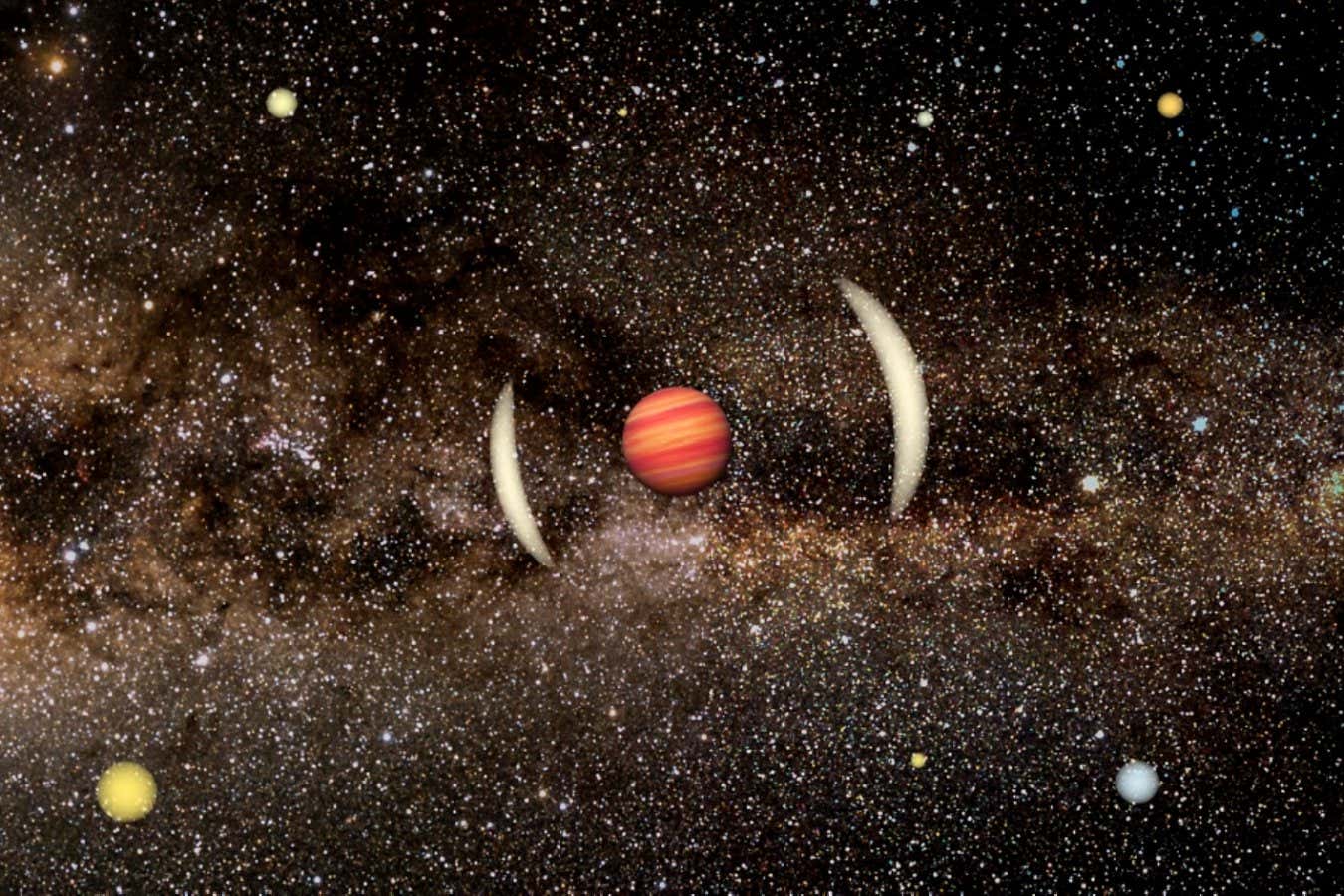 Artist's impression of a free-floating-planet