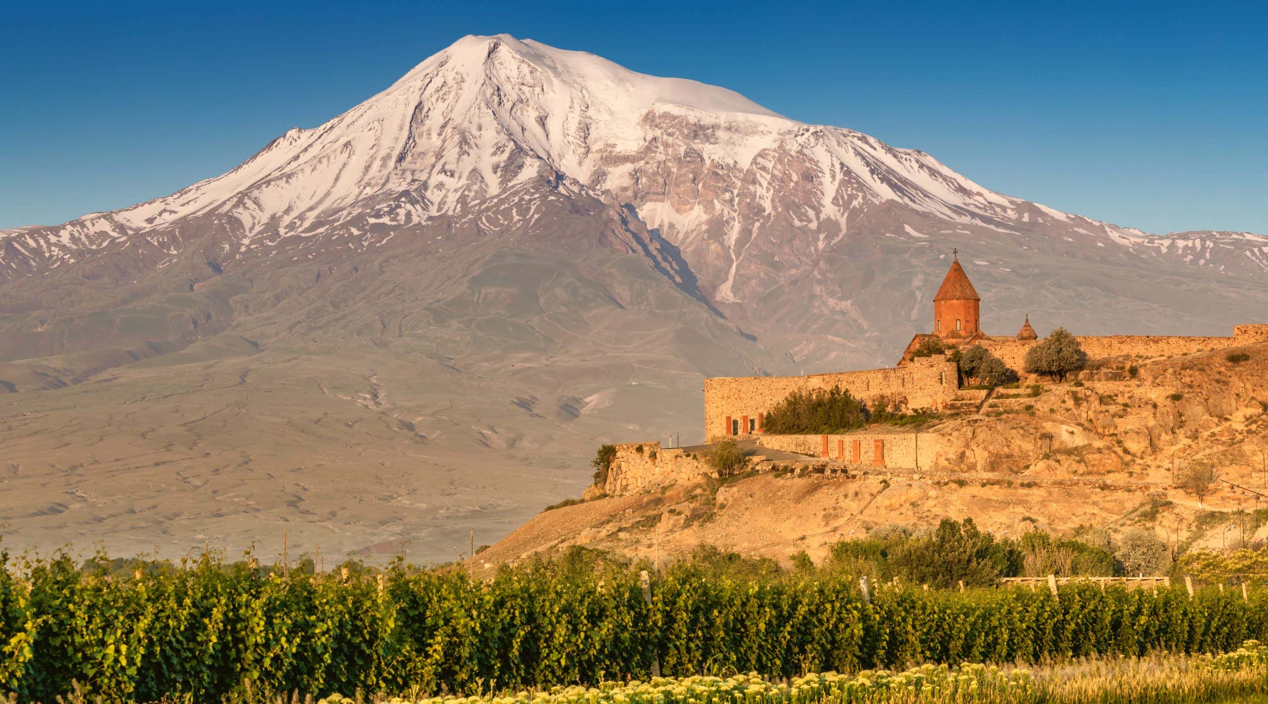 View of Mount Ararat, Armenia